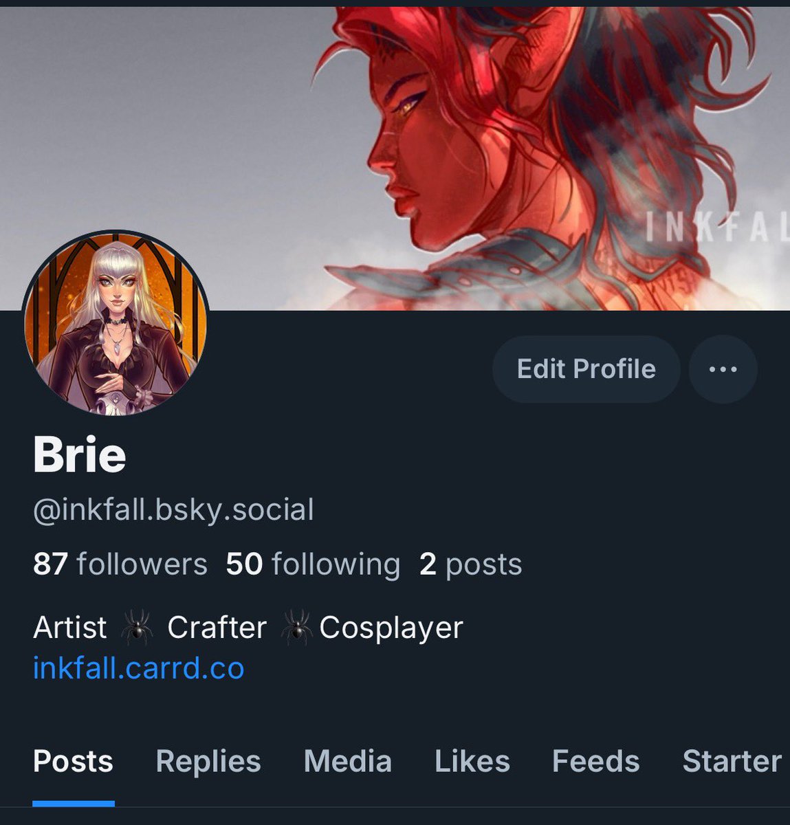 Hope to see you over here 🦋 or on IG!

🗝️ INSTA: Instagram.com/inkfall

 🗝️ BLUESKY: inkfall.bsky.social

🗝️ ETSY: etsy.com/shop/inkfall

Direct links are in my carrd