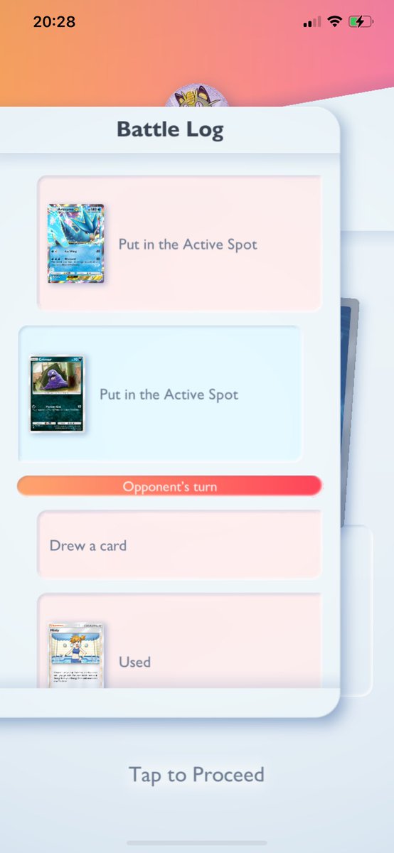 Stutter_Guy's tweet photo. Pocket TCG is the perfect game. I love loading into a game and losing on the first turn because RNG gave my opponent 3 heads on a coin toss for their strong Pokémon, and gave me only 1 Pokémon. https://t.co/vZMOmDXfPE