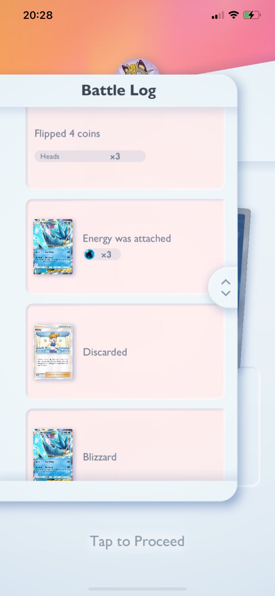 Stutter_Guy's tweet photo. Pocket TCG is the perfect game. I love loading into a game and losing on the first turn because RNG gave my opponent 3 heads on a coin toss for their strong Pokémon, and gave me only 1 Pokémon. https://t.co/vZMOmDXfPE