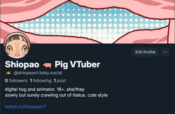 ShiopaoVT's tweet photo. never ever in your stupid baka life would you guess where i am.
im not letting you guess dont you worry your pretty little head its right here babie 🩷 https://t.co/6oNXCnlMYt