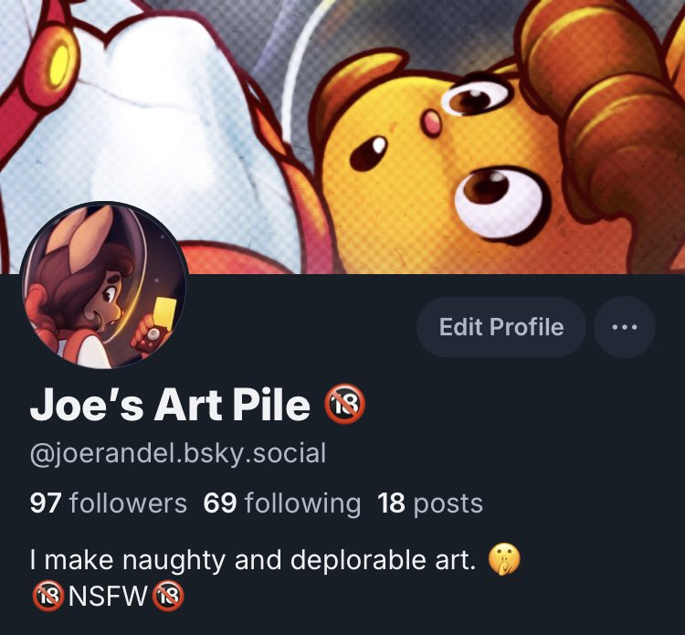 I don’t think I mentioned it, but I’m over there too. I can’t promise more art at this time. At best it’ll be reposts of old art.🦋