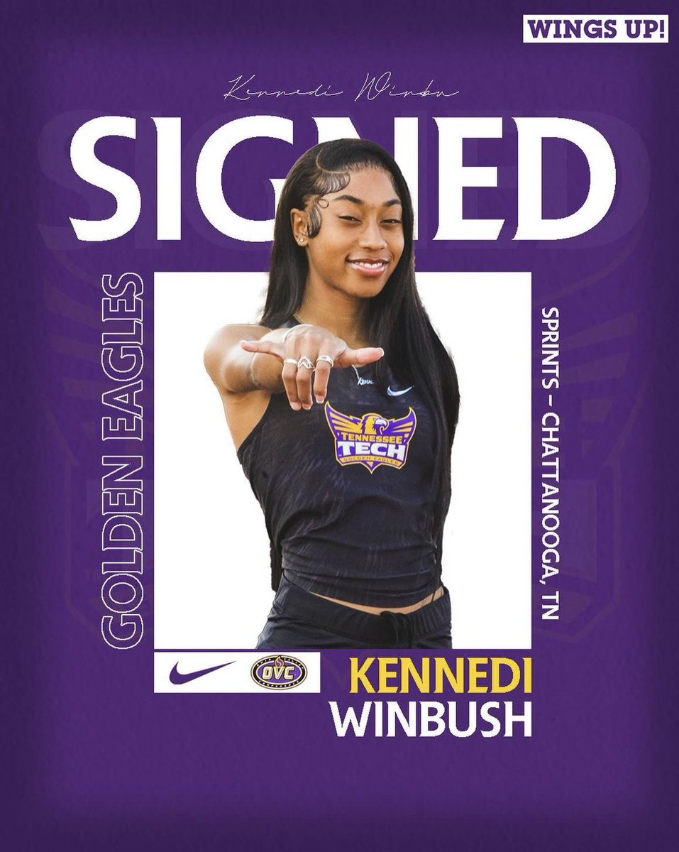 Congrats to Topp-Speed Athlete <a href="/KennediJanai/">Kennedi Winbush</a> on her commitment to run track at the D1 collegiate level for <a href="/TNTech_XC_TF/">Tennessee Tech Cross Country / Track & Field</a> !! Way to go !! 

#ToppSpeedChatt #ToppSpeedChattanooga
