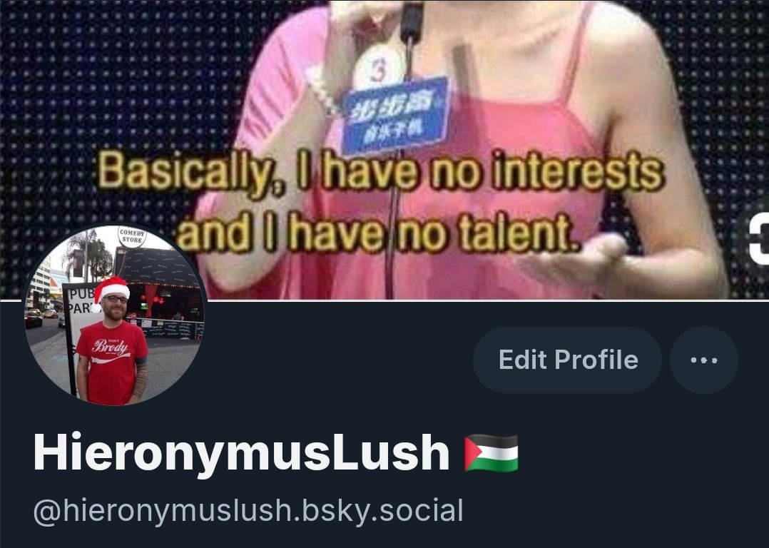 Twitter is being super weird. I'm in the process of leaving. If it shuts down on me before hand I'm still HieronymusLush on blue sky. Not that I'm super active or popular. Just in case.