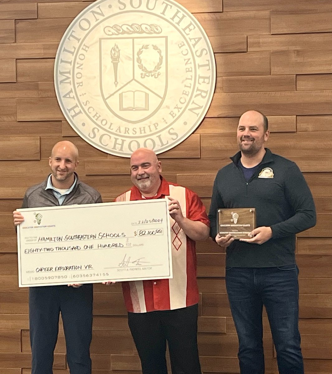 We are incredibly fortunate to be part of a community that truly embodies generosity! 💙

A heartfelt thank you to <a href="/FishersRotary/">Fishers Rotary Club</a> for their generous donation to <a href="/hsefoundation/">Hamilton Southeastern Education Foundation</a>'s Project HOPE, providing critical support for students needing access to school-based mental health