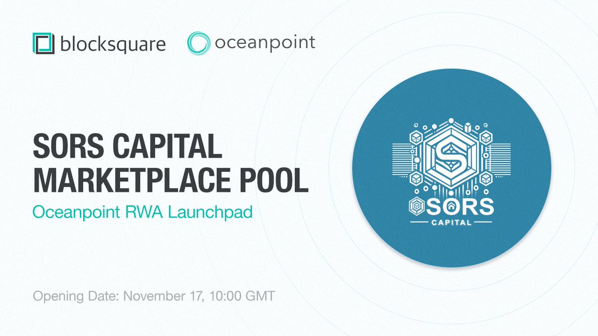 CGSGrace's tweet image. This is an exciting step for the #Oceanpoint Launchpad

Tokenizing a $14.6M social housing project in Canada is a brilliant use of #blockchain for #RWAs

Definitely considering pledging my staked @blocksquare_io's $BST to support SORS Capital and further the #RWA movement.