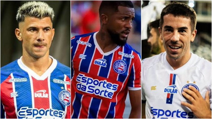 Bahia define a saída de cinco jogadores para 2025; veja a lista