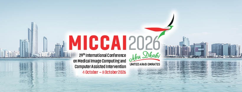 MICCAI (@miccai_society) on Twitter photo 📢 We are thrilled to announce that #MICCAI2026 will be held in Abu Dhabi, UAE! 👏 This will be our first #MICCAI conference in the Middle East.
Save the date!
🗓️ Oct 4-8, 2026
🔗miccai.org/index.php/news…
<a href="/MiccaiStudents/">MICCAI Students</a> <a href="/RMiccai/">RISE MICCAI</a> <a href="/WomenInMICCAI/">Women in MICCAI</a>
#ai #deeplearning #imaging 📢 We are thrilled to announce that #MICCAI2026 will be held in Abu Dhabi, UAE! 👏 This will be our first #MICCAI conference in the Middle East.
Save the date!
🗓️ Oct 4-8, 2026
🔗miccai.org/index.php/news…
<a href="/MiccaiStudents/">MICCAI Students</a> <a href="/RMiccai/">RISE MICCAI</a> <a href="/WomenInMICCAI/">Women in MICCAI</a>
#ai #deeplearning #imaging