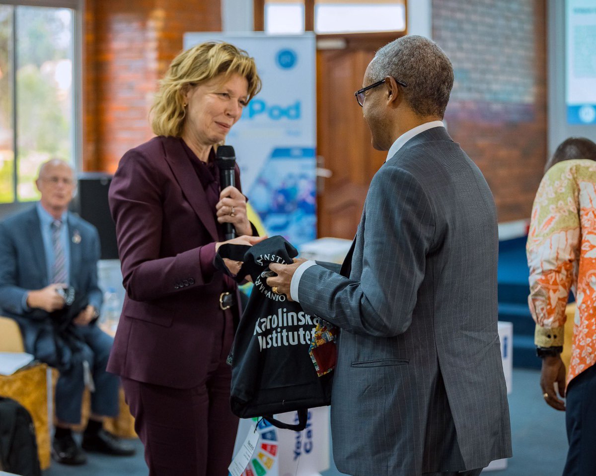Uni_Rwanda's tweet photo. 1: WELCOMING KI LEADERSHIP TO UR

Today we’re honored to host the President of Karolinska Institutet, Prof. Annika Östman Wernerson, and her team at UNIPOD, CST. “We’ll explore new horizons in health research and innovation under the EU-AU Innovation Agenda.” VC Prof @mdkayihura https://t.co/lWgwcju9qH