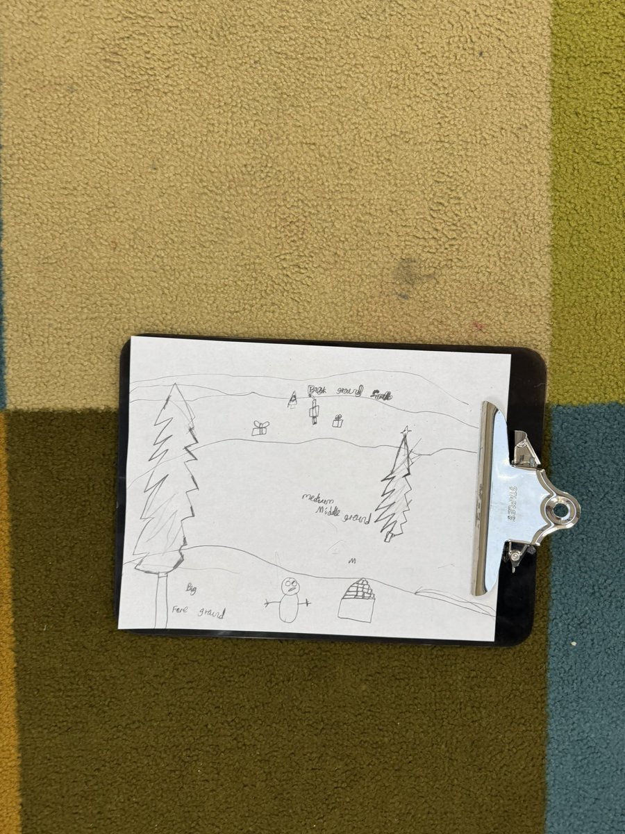 Miss_LEmes's tweet photo. After learning about how we can use space on a paper we created a landscape to practice foreground, middleground and background @StScholStorm https://t.co/JkrRuzvaLs
