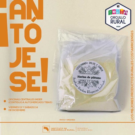 La Feria del Orgullo Rural 2024 regresa el viernes 13 y sábado 14 de diciembre, la mejor oportunidad para que adquiera los regalos navideños para su familia y amigos, y a la vez apoye a más de 60 familias productoras de nuestros Territorios Rurales.
#FeriaOrgulloRural