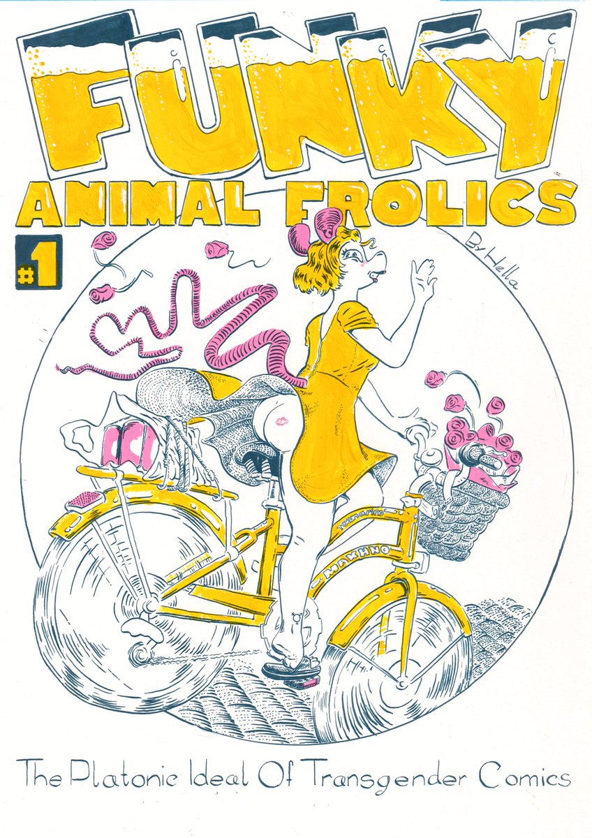 Hey everybody! I've collected some of my work in the first issue of Funky Animal Frolics. You can purchase a digital copy by following the link below :D