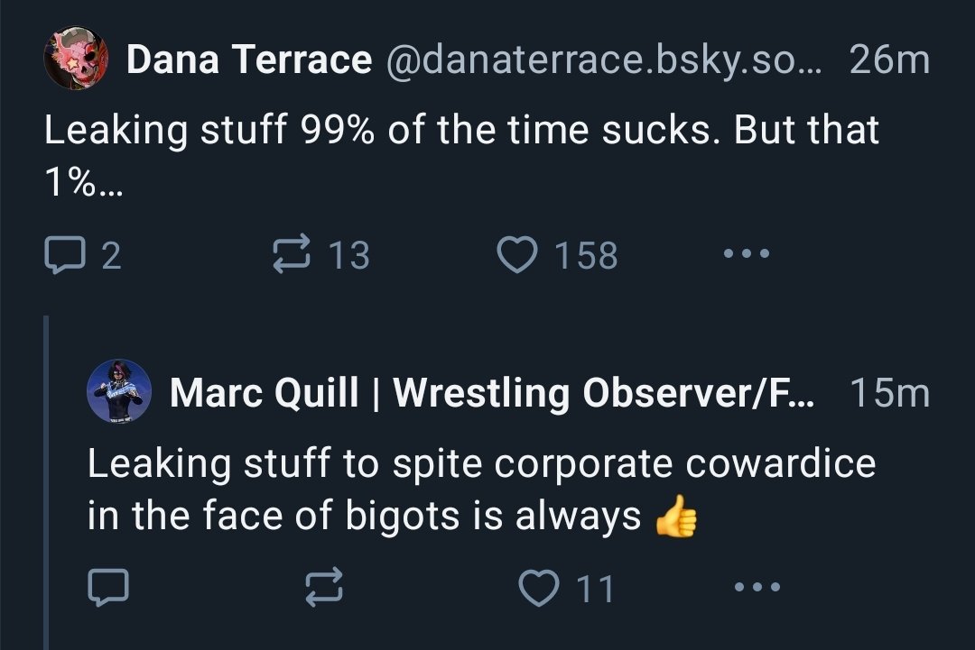 idk how far this will spread outside animation circles, so i thought i'd let y'all know abt this.

disney canceled the release of a fully finished episode bc a character is explicitly a trans woman. and then it was immediately leaked. the clip is qrted here