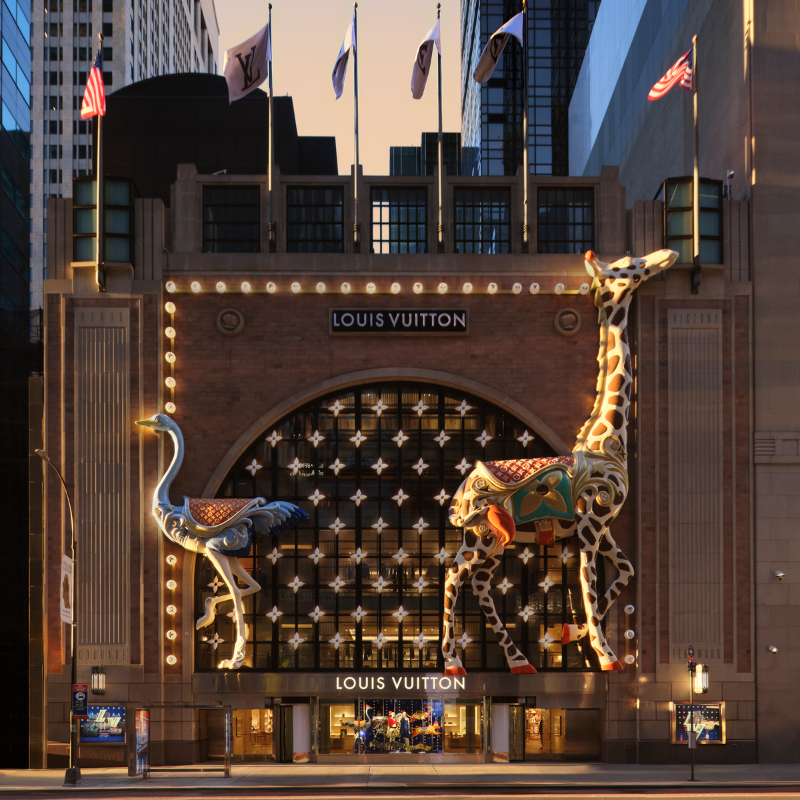 LouisVuitton's tweet photo. The House inaugurates a brand new destination with the opening of a one-of-a-kind experiential space at the newly relocated Louis Vuitton flagship on 6 East 57th Street — a cornerstone of retail, culture and culinary artistry.

#LouisVuitton #LVCafeNYC #NewYork