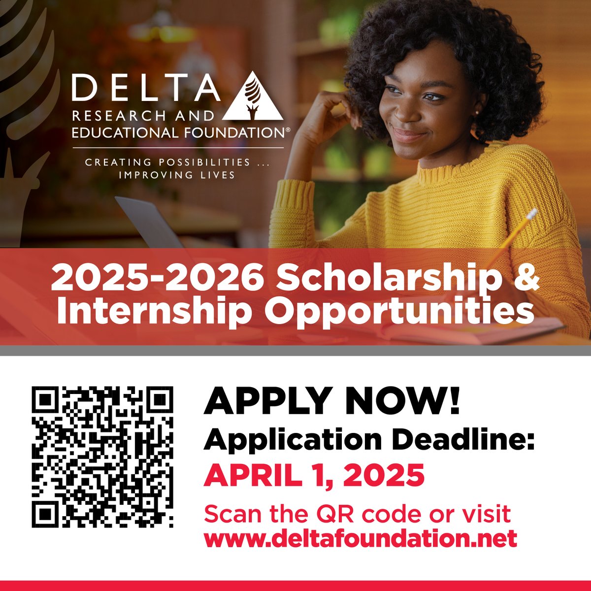 DREF_1967's tweet photo. Announcing the 2025 -2026 Scholarship and Internship Opportunities at DREF.  The application period is open from November 15, 2024 until April 1, 2025.  Visit https://t.co/CiVW6M2Pv3 to learn more about the guidelines for each opportunity. https://t.co/jPcRkXt7Cl
