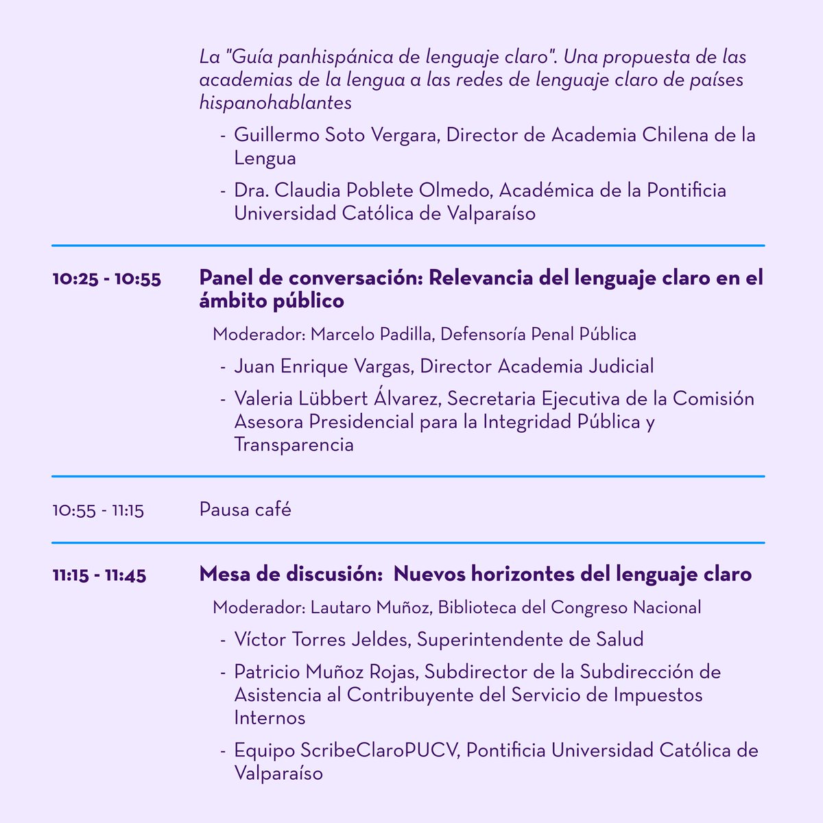 📢 ¡Reserva el día! El próximo martes 19 a las 09:30 no te pierdas el Seminario “Nuevos Horizontes del Lenguaje Claro”. Únete online el próximo martes 19 para explorar cómo hacer la comunicación más accesible.

📺 Transmisión en TV <a href="/Senado_Chile/">Senado Chile</a>  youtube.com/watch?v=WBAszi…