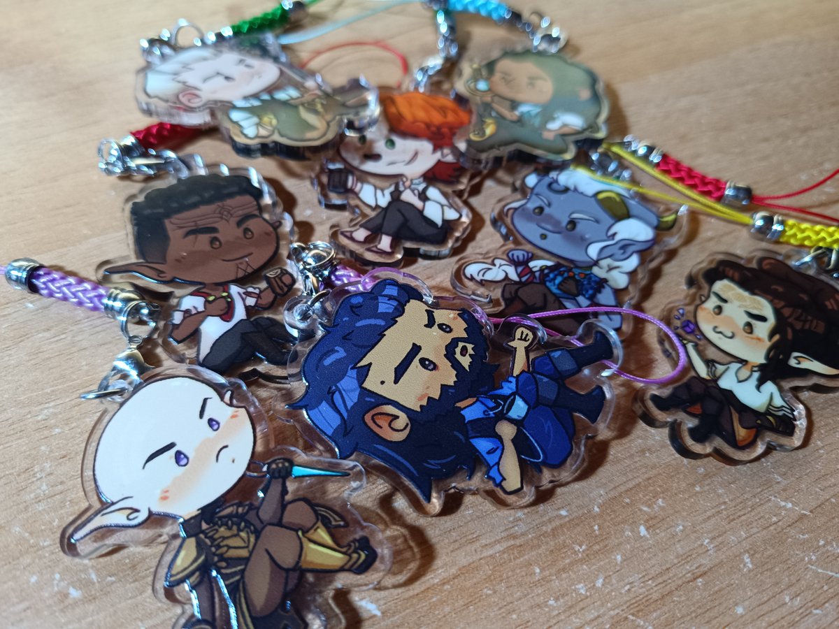 ImNotAMarySue's tweet photo. [RTs Appreciated!] Hey, store update!

The #DragonAgeVeilguard charms and Witch Hat Atelier charms are up and ready to be sent! You also can find all my derp Dragon Age stickers (yes, now including Veilguard, of course).

🔗 Below! https://t.co/e6hkhPPOCb