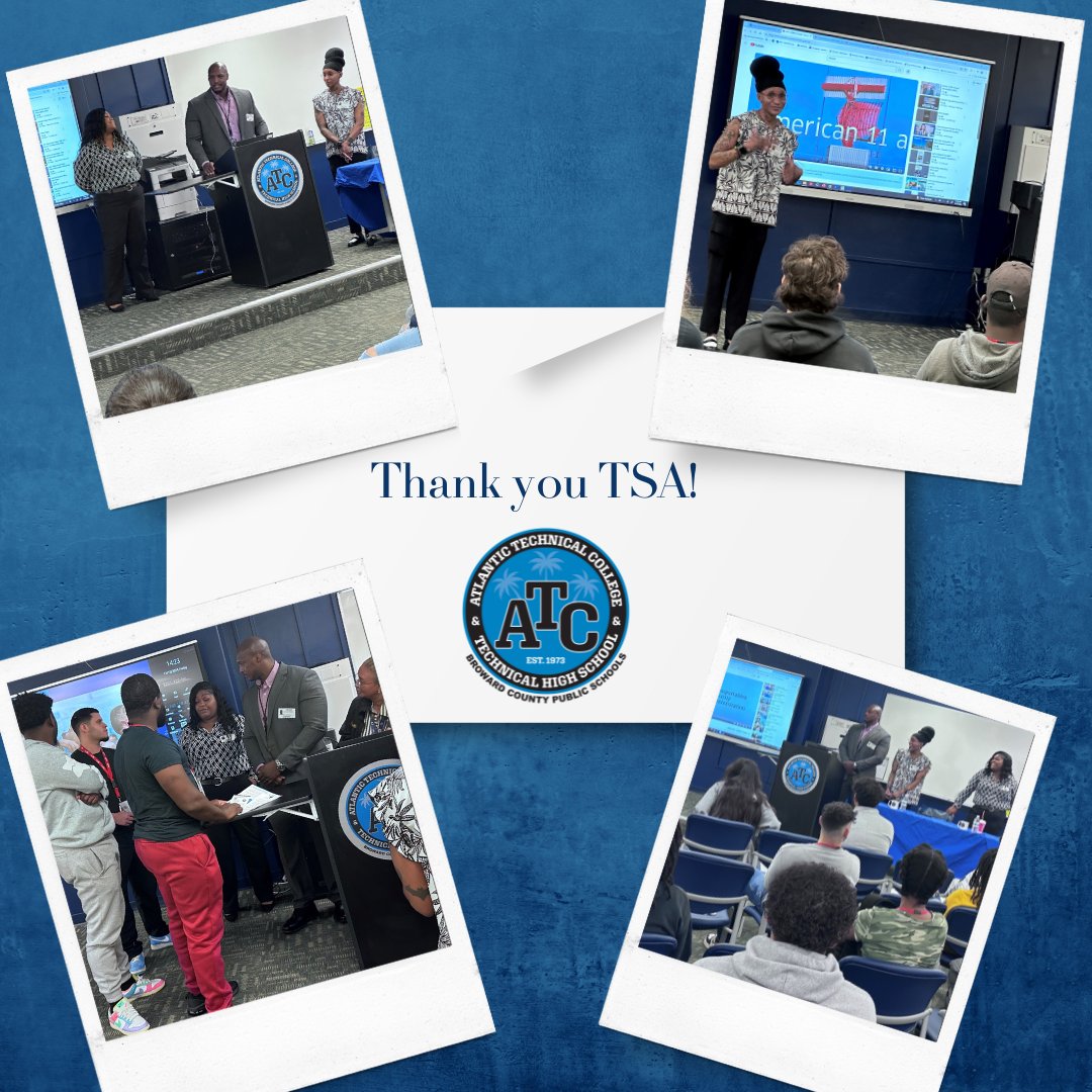 Students from our IT and Avionics programs had the opportunity to attend a presentation by TSA reps. They were given valuable information regarding the TSA process and job opportunities. Thank you, Chris, Hazel, and Lakwetta for your support of our students and programs.

#ATC
