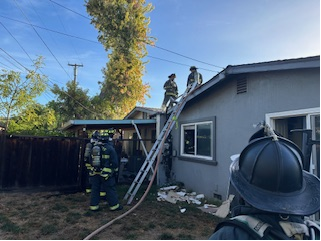 On 11/12 -we sent a full first alarm to a report of smoke showing from a residence on Timber Way. Crews observed a single-story duplex with light smoke from the attic. We quickly isolated, and extinguished the source of heat. No injuries reported and cause is under investigation.