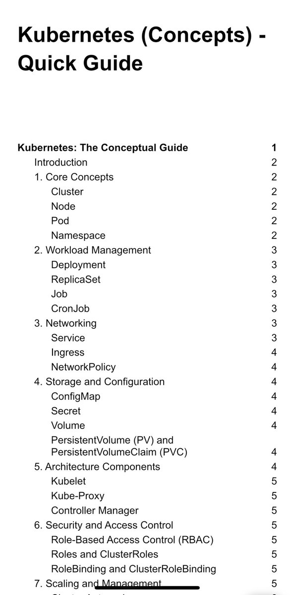 Kubernetes Concepts - Quick Guide 🔥🔥