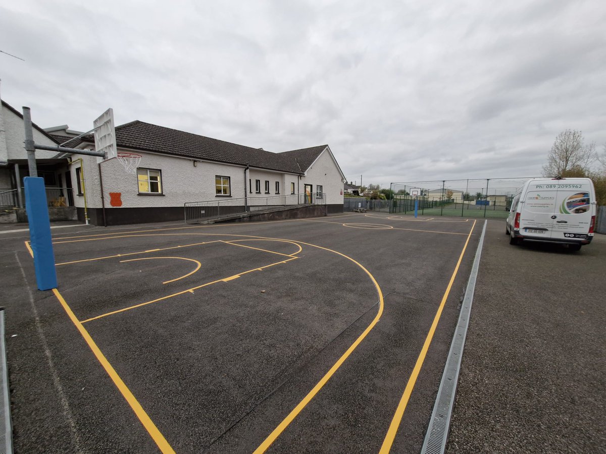 omwsupplies's tweet photo. Baskets refurbished 🏀🏀🏀 and new thermoplastic lines just finished in Butlers bridge NS, Co.Cavan !!!
Visit https://t.co/VCJr4Vsdn1 for full range of products and services🏀⚽🎾🏓🏐🏑
#omwsupplies #basketball #linemarking #bball @BballIrl #thermoplastic https://t.co/ynnlyRGN7g