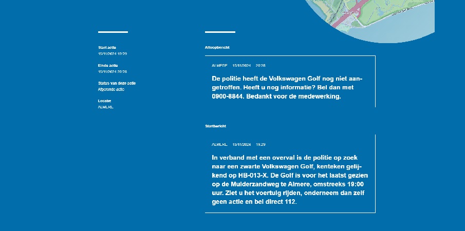 Groot gebied in #Almere Poort afgezet na overval. Politie vraagt via Burgernet uit te kijken naar zwarte Volkswagen Golf almeredezeweek.nl/112/112/61838/… #almeredezeweek <a href="/hvalmere/">HV-Almere</a> #politie