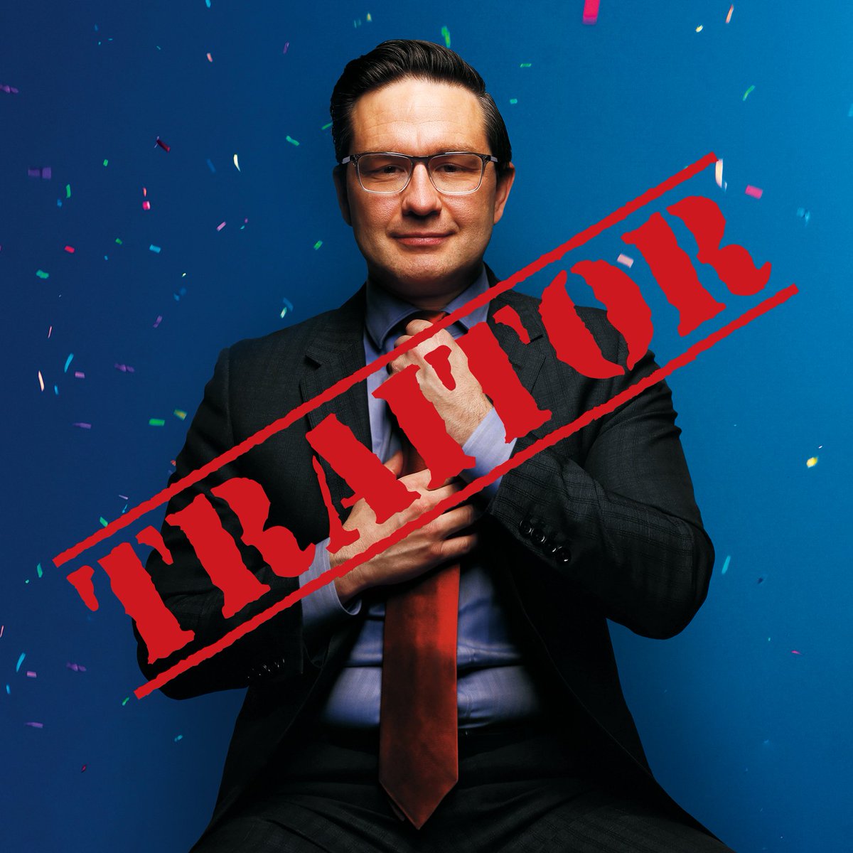Pierre Poilievre won't get a security clearance. Never. Ever.

He knows it would unearth that he is currently and knowingly colluding with foreign powers against Canada

That Vladimir Putin owns him and that #PierrePoilievreIsATraitor

Period.

#cdnpoli #PierrePoilievreMustResign