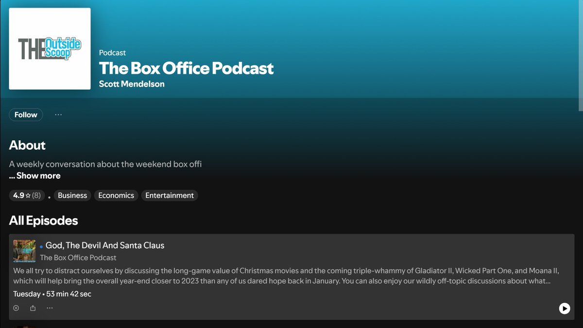 ScottMendelson's tweet image. If you feel like finding me at the new (for now) "good place"...
And if you want to subscribe to my S*bst*ck and/or listen to my weekly podcast, please do that, too. (The extra screenshots are mainly for the clean four photos cropped 16x9 appearance.)