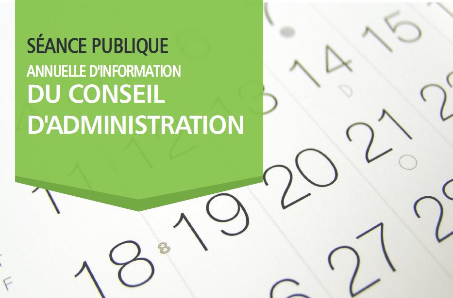 🎤 Nous invitons la population à assister à la séance publique annuelle d'information du Conseil d'administration qui se tiendra le mercredi 20 novembre, au Siège social de Sainte-Marie.

Pour en savoir plus 👉 bit.ly/4fPW676