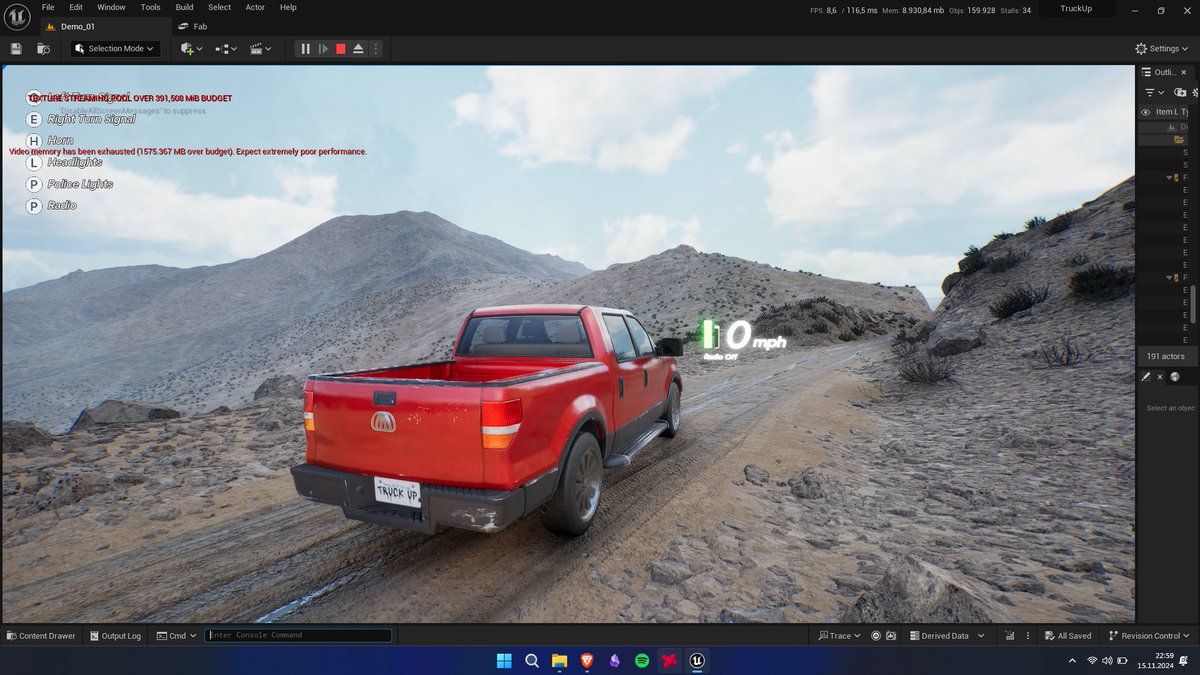 han23studio's tweet photo. Enjoy scenic driving in Truck Up.
#TruckUp #UnrealEngine #IndieGame #GameDev #IndieGameDev #TurkishGameDev #TurkishGame #Game #VehicleGame #CarGame https://t.co/tb1ThnciVl