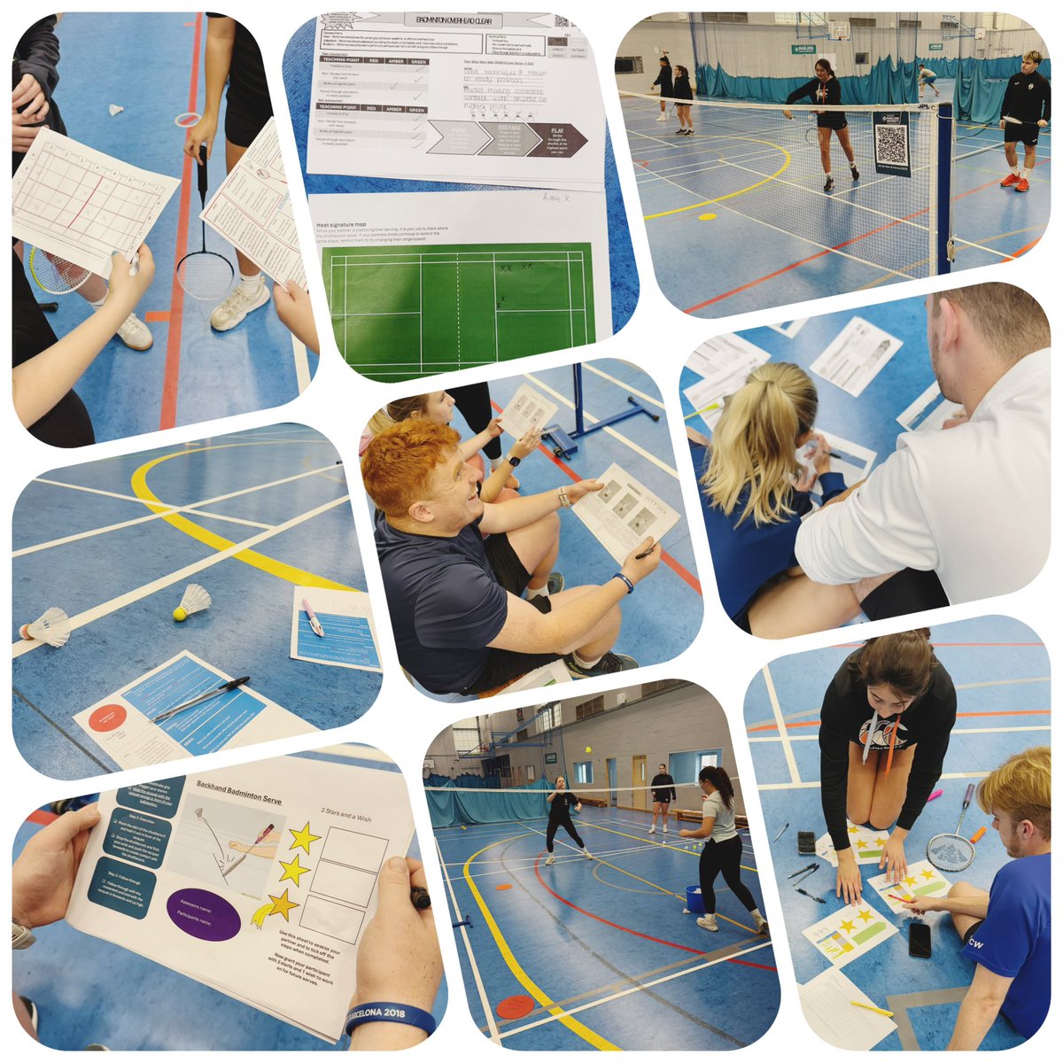 NWalkerPE's tweet image. Enjoyed this afternoon with our Y2 BEd PE students. A focus on AfL / formative assessment strategies using badminton as the activity. @MarjonTEP #EduPE