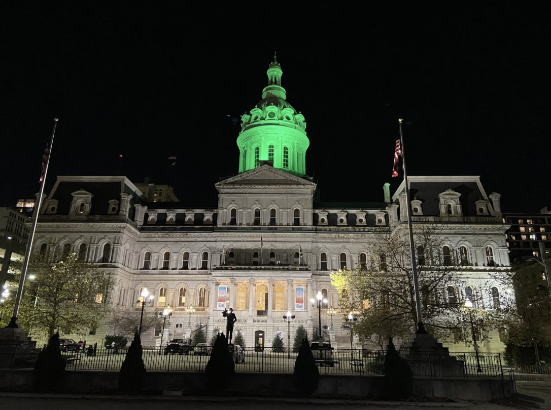 Keep an eye open for landmarks in Baltimore and around Maryland lit green in honor of National Injury Prevention Day. #BeInjuryFree