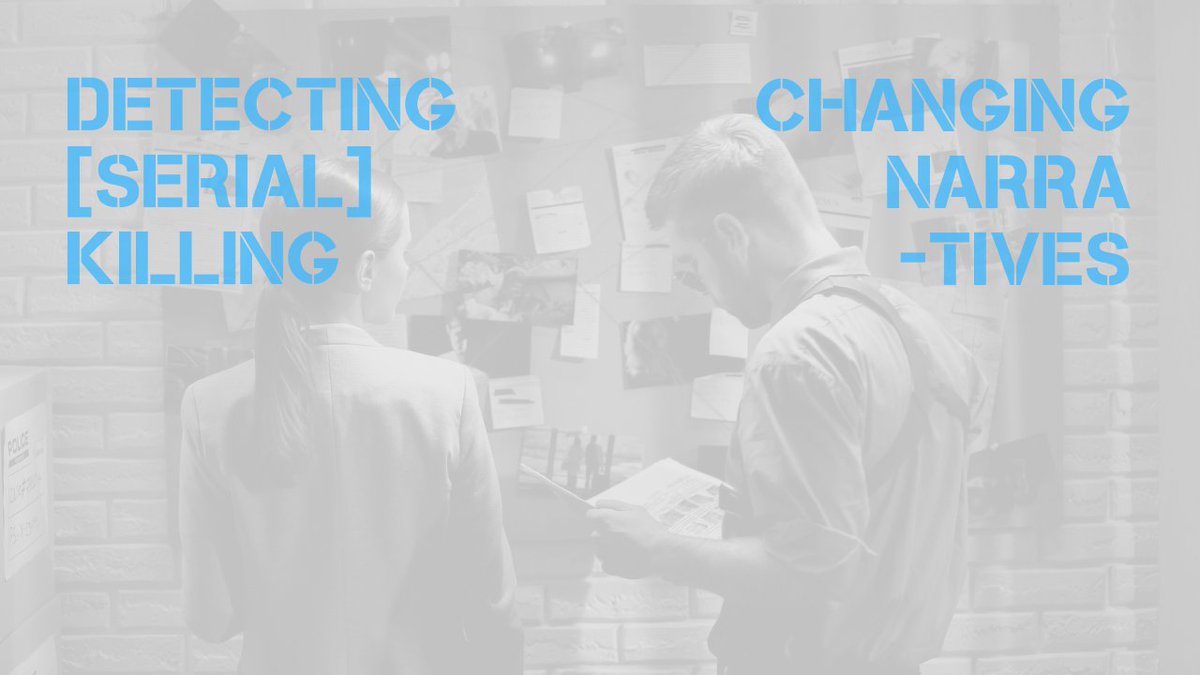 Detecting (Serial) Killing: Conference tweet media