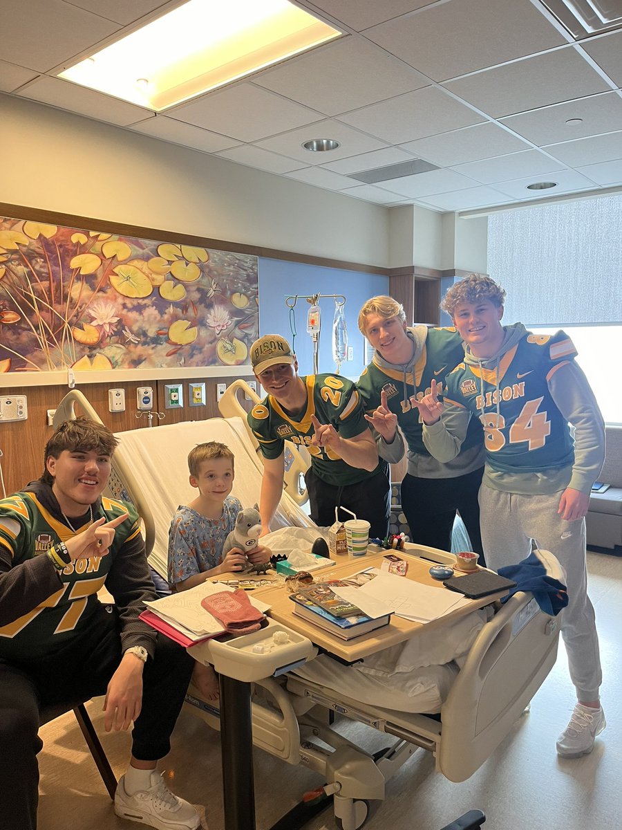 Had a great time at <a href="/SanfordHealth/">Sanford Health</a> this morning, Thank you <a href="/GandGCollective/">The Green and The Gold Collective</a> for promoting community service