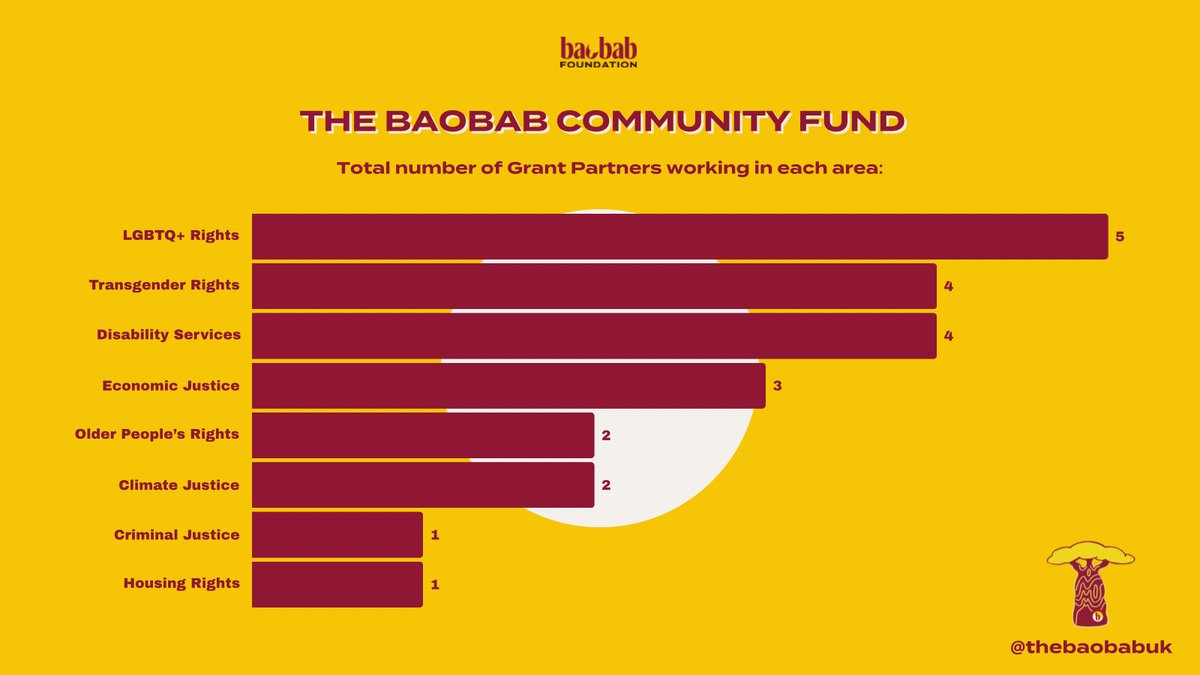 Our first fund saw £3m collectively allocated to 35 Black and Global Majority Grant Partners. Over 20 different areas were noted in their work tackling racial injustice. We’re so proud of the collective work our Grant Partners are committed to. Our second fund launches Nov 29th!