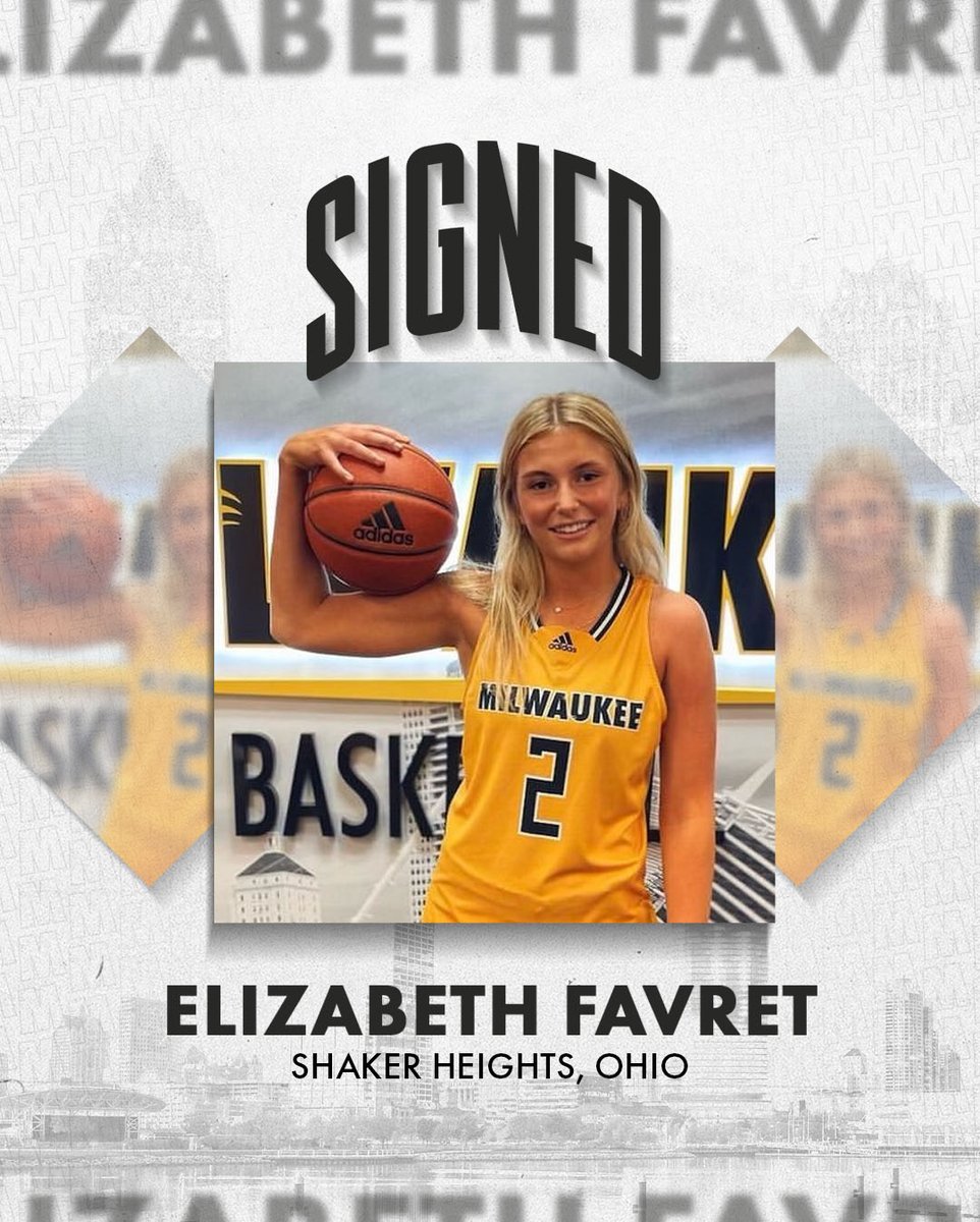 Milwaukee Women's Basketball (@mke_wbb) on Twitter photo ๐ฆ๐๐๐ก๐๐ โ๏ธ
Welcome to Milwaukee, <a href="/LizzyFavret42/">Lizzy Favret</a>!
#ForTheMKE | #MKEBasketball | #SigningDay ๐ฆ๐๐๐ก๐๐ โ๏ธ
Welcome to Milwaukee, <a href="/LizzyFavret42/">Lizzy Favret</a>!
#ForTheMKE | #MKEBasketball | #SigningDay