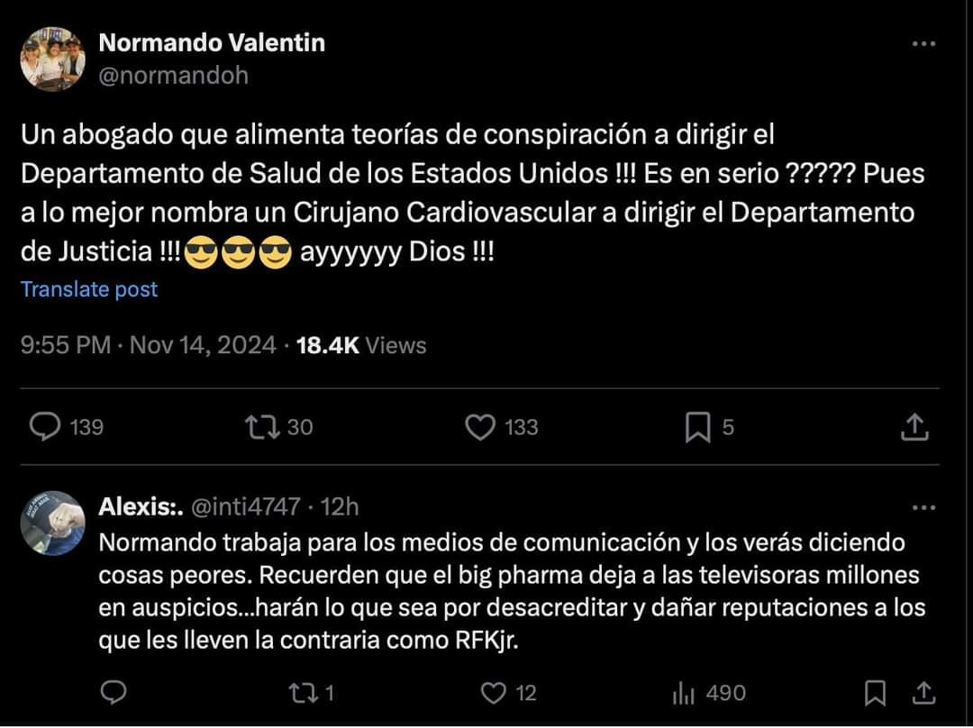 cpcispr's tweet image. Ya sea por ignorancia o por conveniencia, los medios de comunicación y sus agentes desinformativos –nacionales y locales en 🇵🇷– andan preocupados por el futuro que le depara a sus anunciantes en la industria farmacéutica.

Y esto es solo es comienzo.

#ReCPCISte