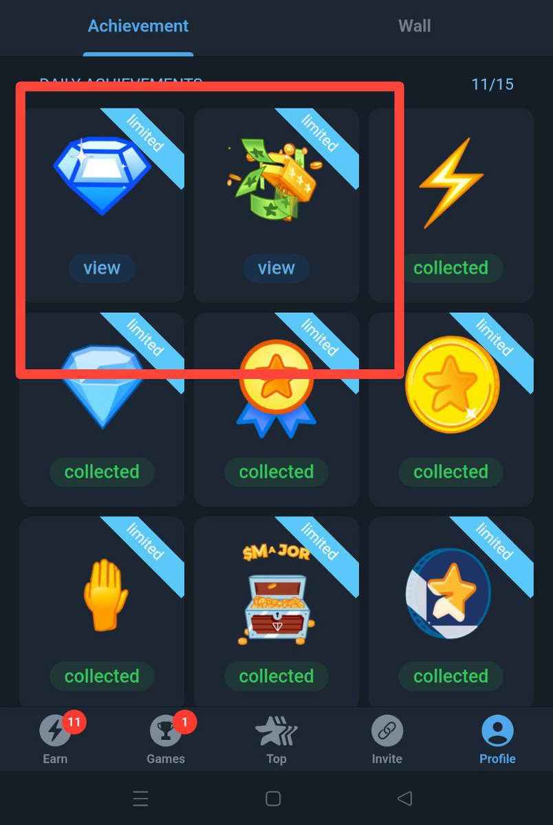 FfMnanauk68's tweet photo. #Major New achievement :
1️⃣ need 0.77 Ton
2️⃣ need 77Stars
Like ♥ follow ✈️ Repost 🔄 please 🥺😢
#Tapswapcode #majorcode #majordurov https://t.co/OOzsi7m5t2