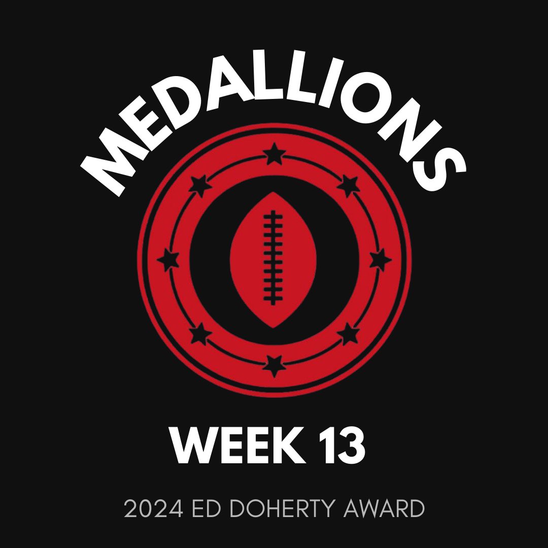 AZGridironClub's tweet photo. Let’s give it up for our Week 13 Ed Doherty Award Nominees! ⚡️👏🏻
#highschoolfootball #sports #footballseason #studentathlete #theDoherty #EdDoherty https://t.co/kb8PmmXYeK