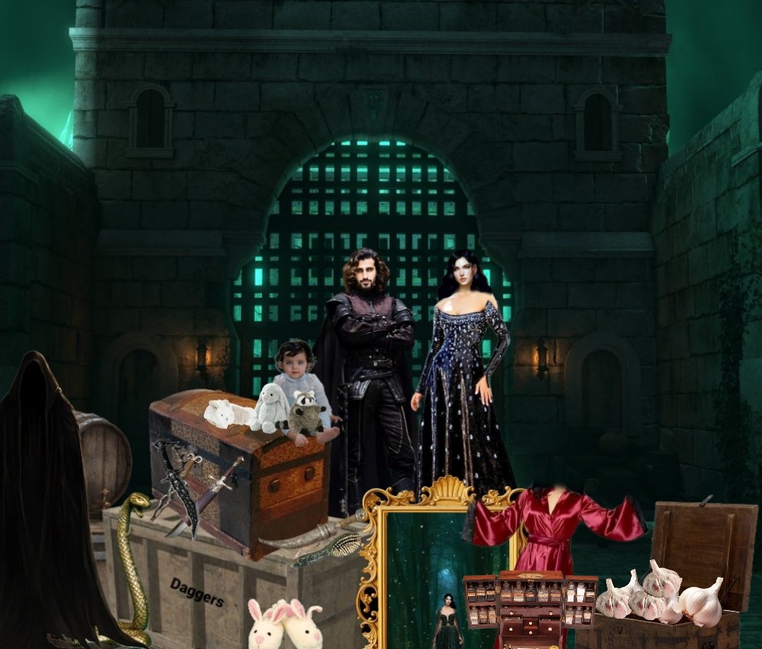 Lindonelff's tweet photo. @Khamulnazgulno1 Alright...we need little Talion, his plushies, my nightgown, apothecary stuff...garlic! https://t.co/iDH6YzBCLq
