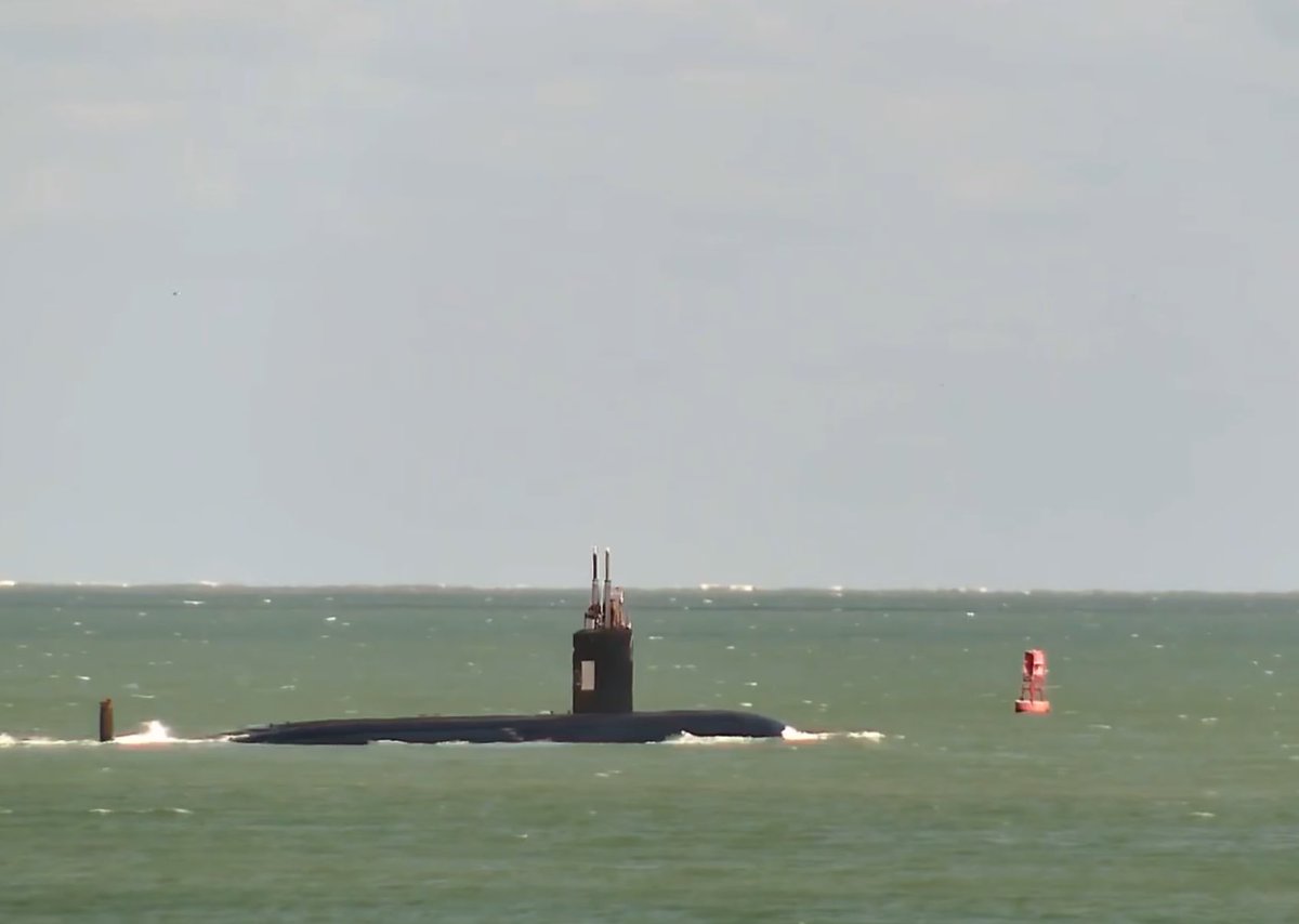 WarshipCam's tweet photo. USS Pasadena (SSN 752) Los Angeles-class Flight III 688i (Improved) nuclear-powered attack submarine leaving Port Canaveral, Florida - November 15, 2024 #usspasadena #ssn752
SRC: TW-@JConcilus https://t.co/fYF4Y3UIYJ
