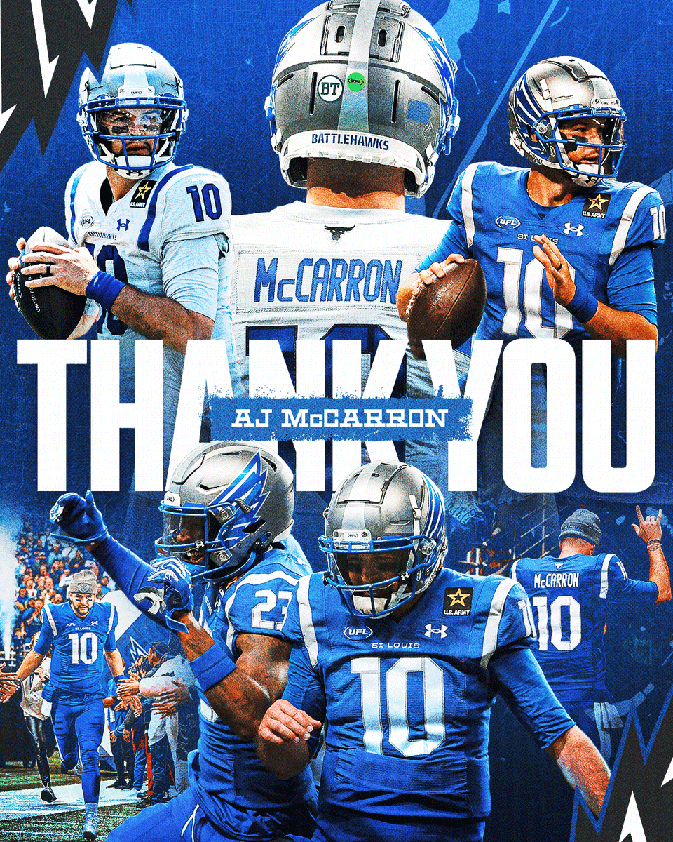 BattlehawksUFL's tweet photo. a true embodiment of the spirit of st. louis and the battlehawks organization.

thank you, AJ 💙 https://t.co/pegcK1rGF8
