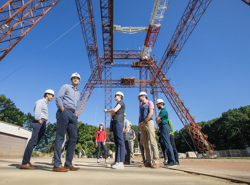 NASALangley's tweet photo. In 1965, Apollo astronauts began training for their historic journey to the moon at NASA Langley’s Lunar Landing Research Facility.

The 2023 astronaut candidate class visited the space last year and learned how it's being used today.

Watch a test: https://t.co/hQeIhrJ9BE https://t.co/df4tidDKwl