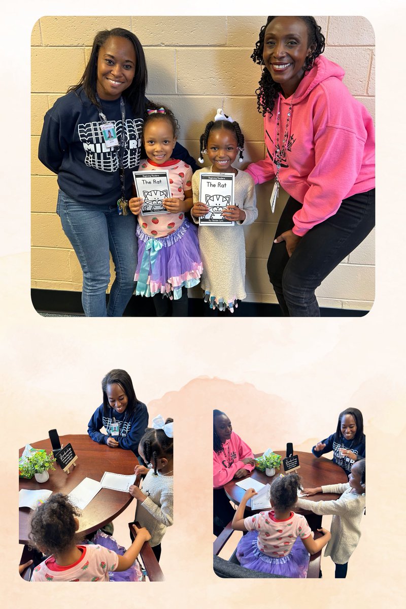 These kindergarten students were so excited to read to Dr. Jones and Ms. Price