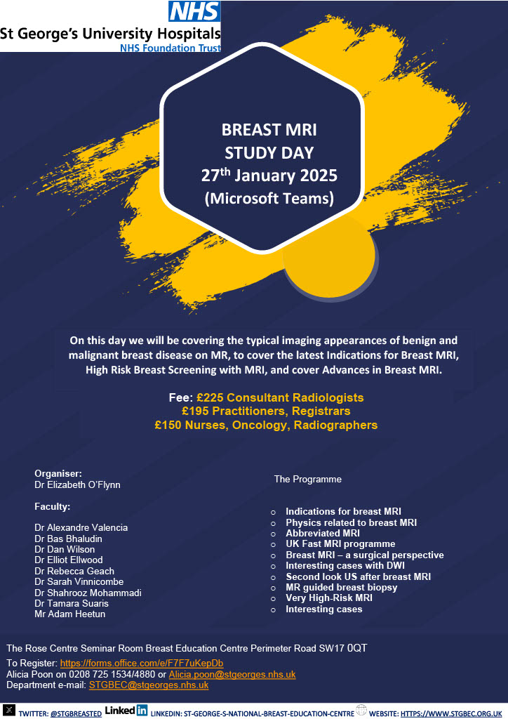 St George's National Breast Education Centre tweet media