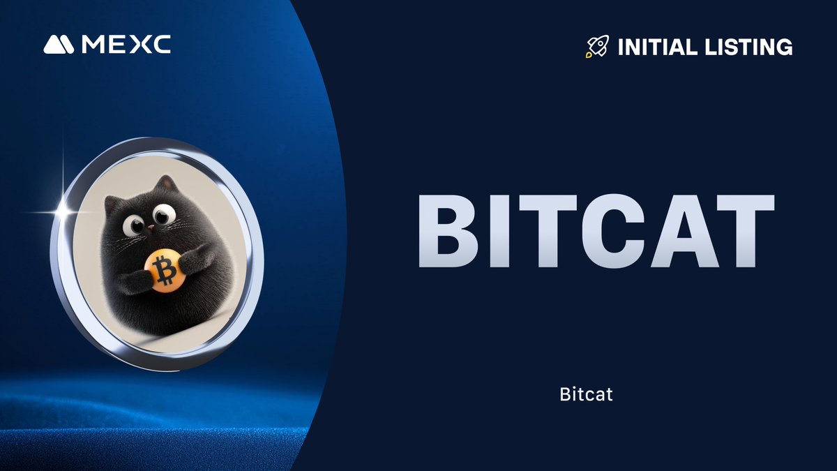 🚨#MEXC New Listing Alert!    

📈 $BITCAT/USDT will be listed in the Assessment Zone on 2024-11-15 16:00 (UTC).

<a href="/BitcoinCatToken/">dragoncoindrc</a> is just a cute cat that loves BTC.

Details: mexc.com/support/articl…