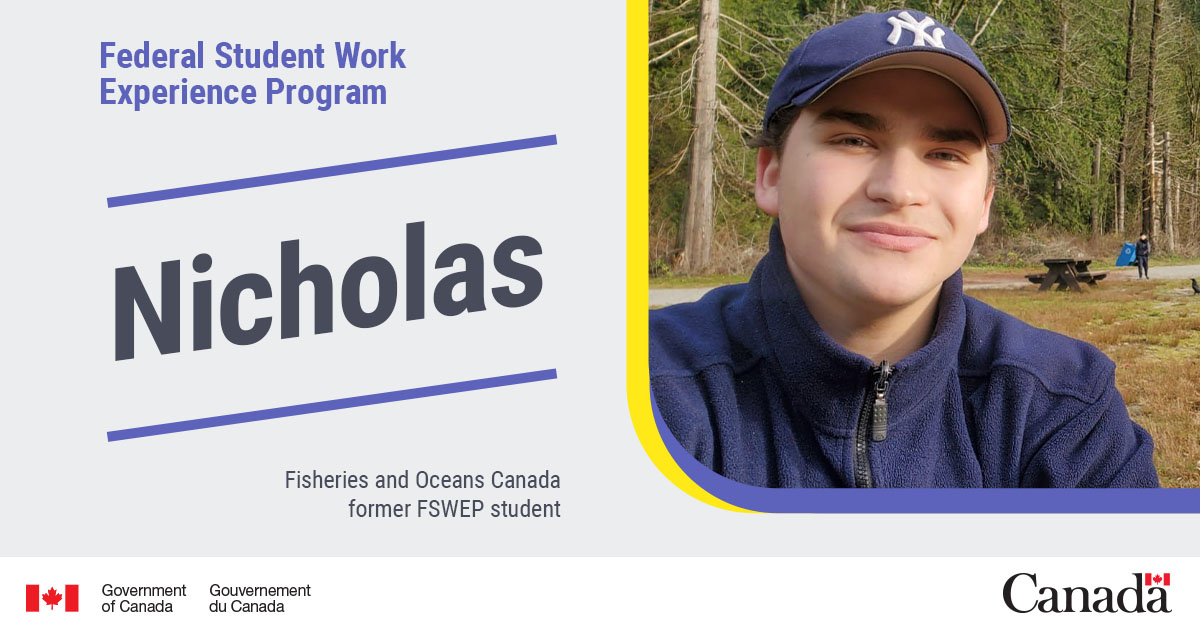 #FSWEP is a great way to prepare for a career with the #GC. 

“I have been given a tremendous amount of training and support, as well as the flexibility to try new challenging tasks.” -Nicholas. 

Learn more about the program: ow.ly/x6aG50TOKn1