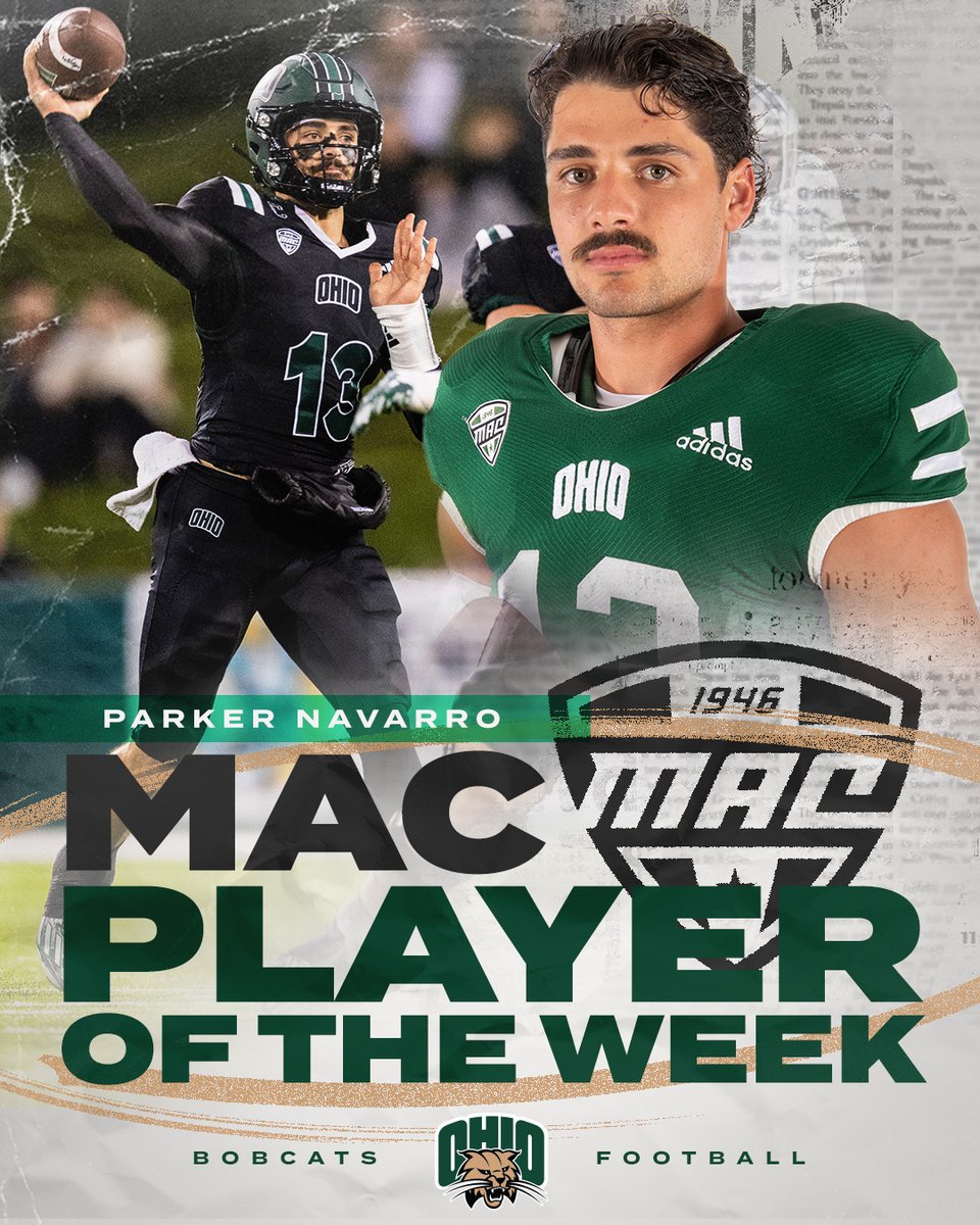 Parker Navarro is the MAC Player of the Week😼

Read more ➡️ bit.ly/4eCOrbk

#OUohyeah