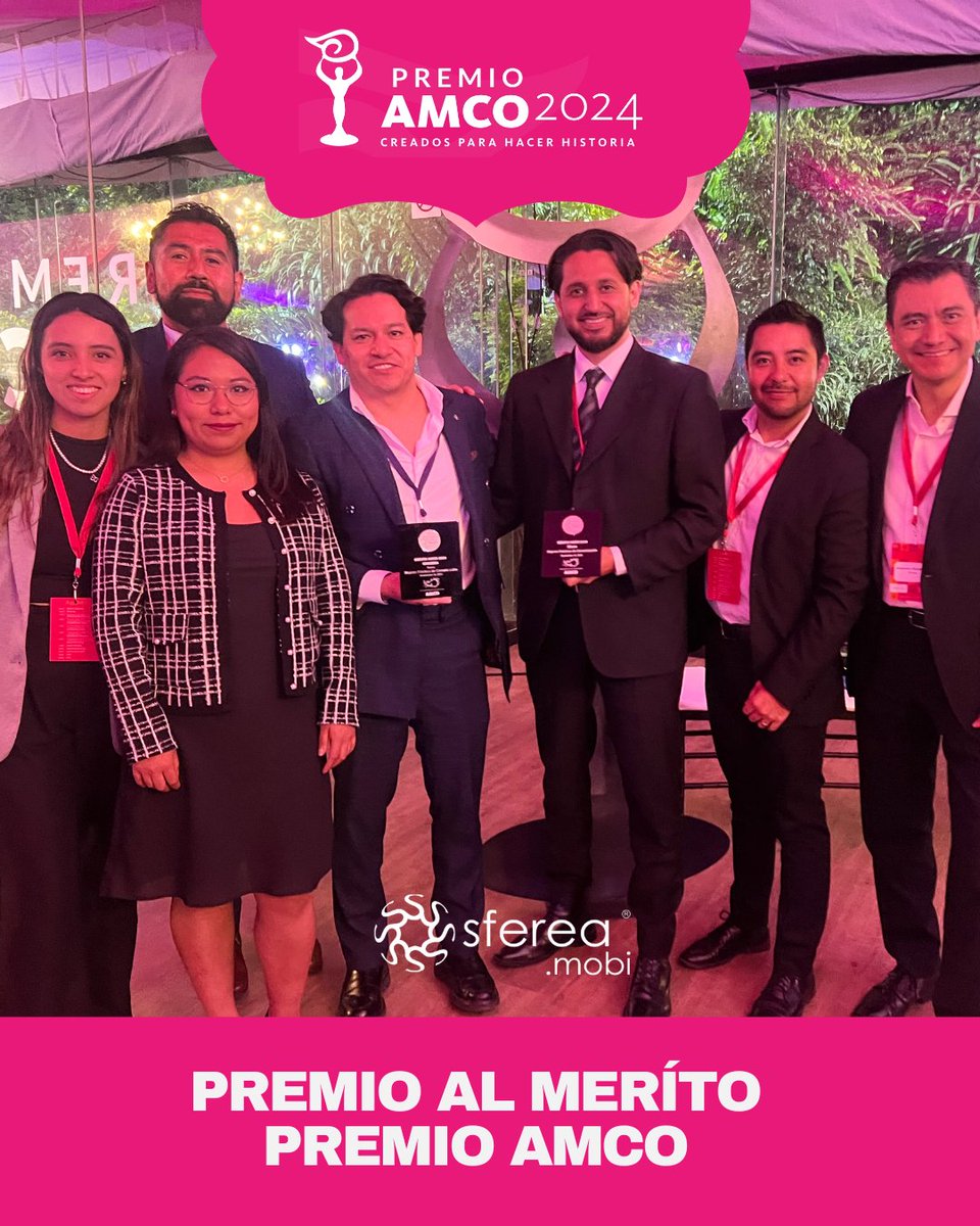 sferea's tweet photo. ¡Estamos emocionados de compartir que hemos ganado el Premio al Mérito @AMCOMexico  por nuestra App CAROBRA Rewards! 🎉 Este reconocimiento refleja el esfuerzo y dedicación de nuestro increíble equipo en Sferea. Agradecemos especialmente a CAROBRA, nuestro cliente, por confiar. https://t.co/nfAxf9FJWu