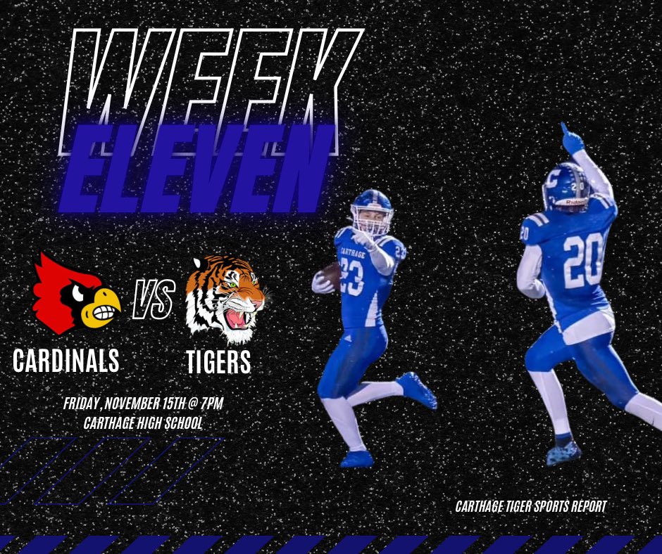 Carthage Tiger Sports Report tweet media