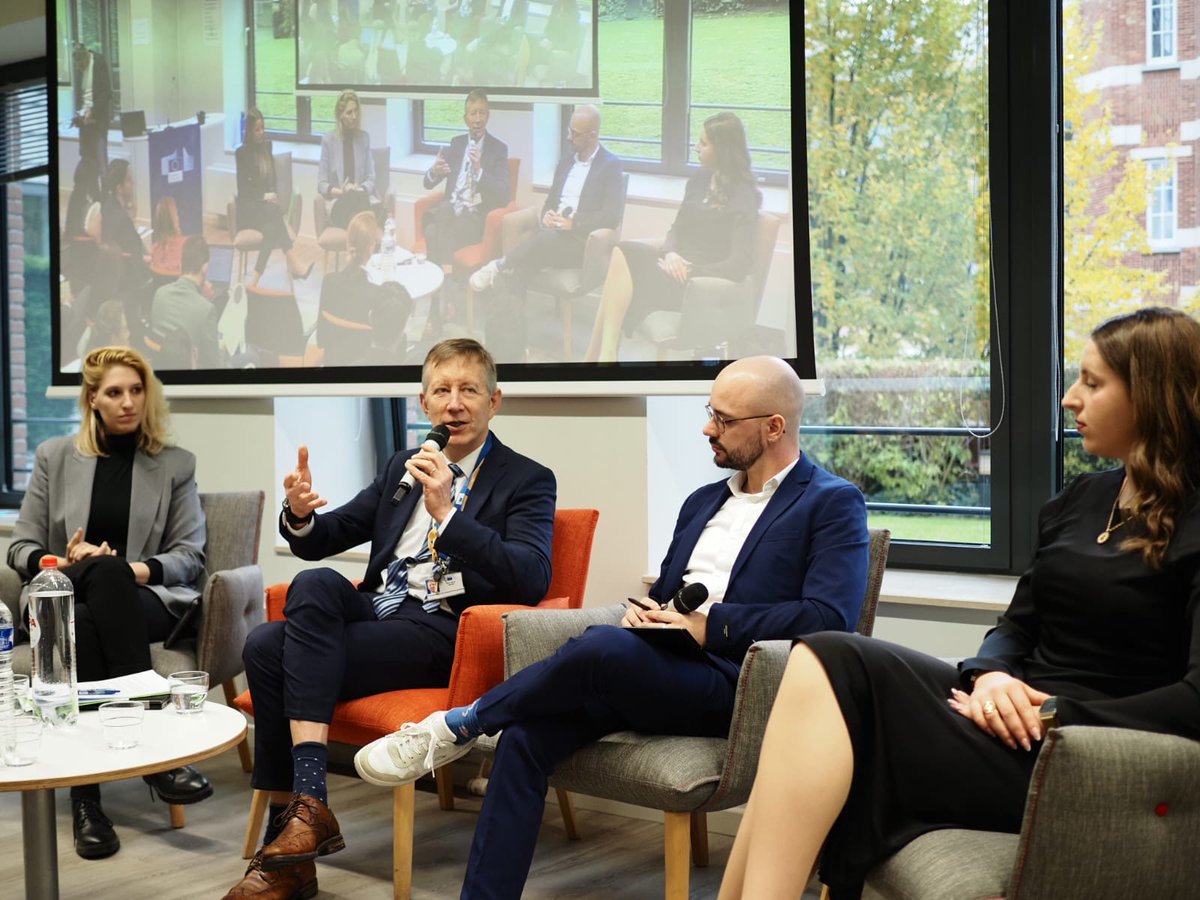 Panel discussions at the Youth4Future Cooperation event🎤 where young voices are shaping the future of territorial cooperation! 3 young panelists discussed how youth can drive greater impact and enhanced visibility with head of unit @jp_halkin_eu

#Youth4Coop #Interreg